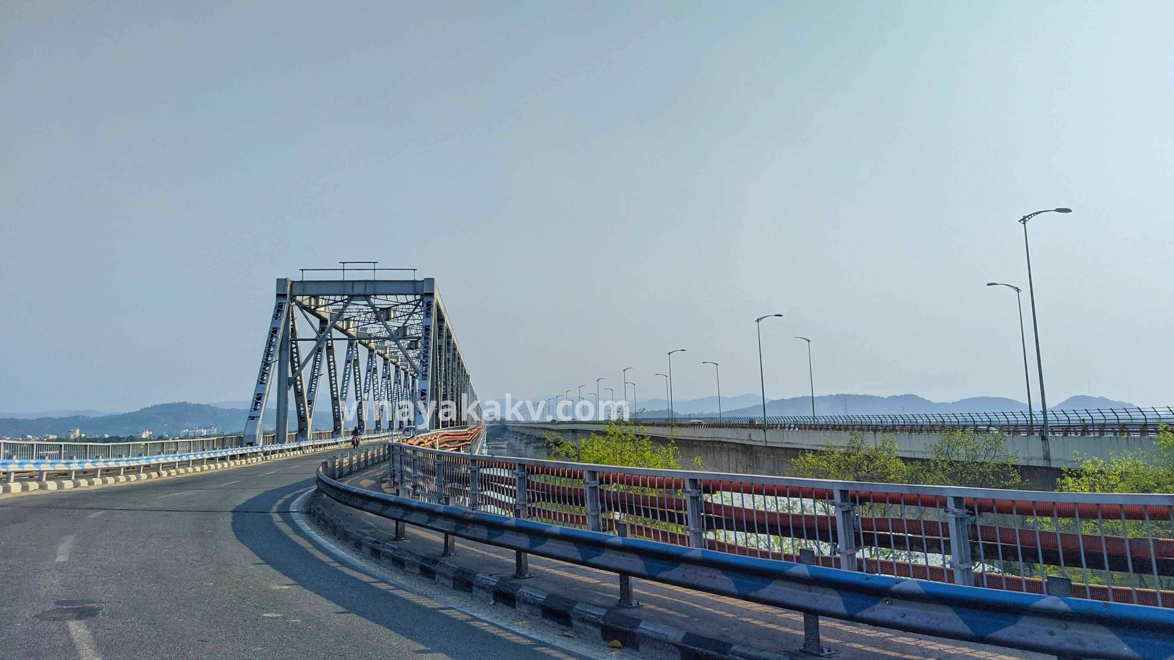 Sarighat Bridge - The first bridge built over the Brahmaputra River in Assam