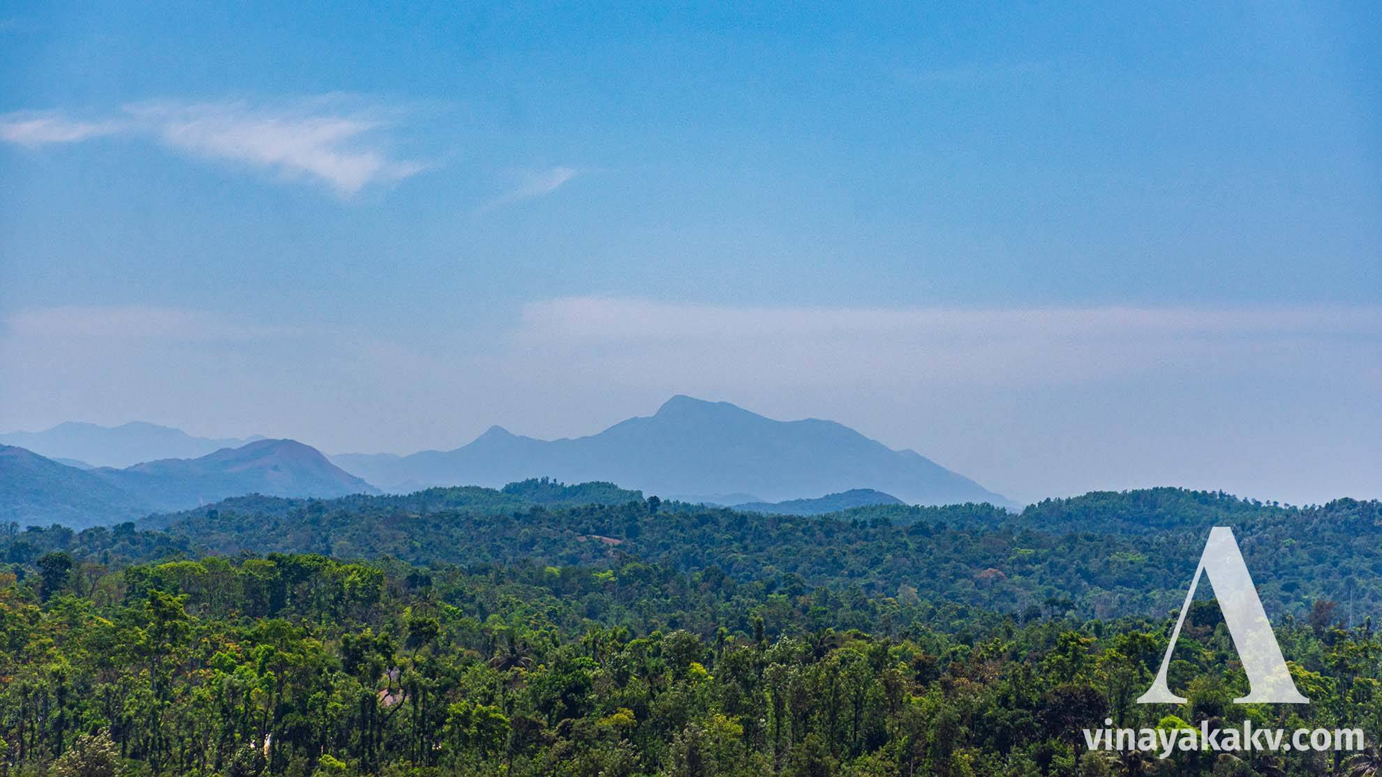The sharp peaks of _Kuamaraparvata_, as seen near _Sakaleshapura_.
